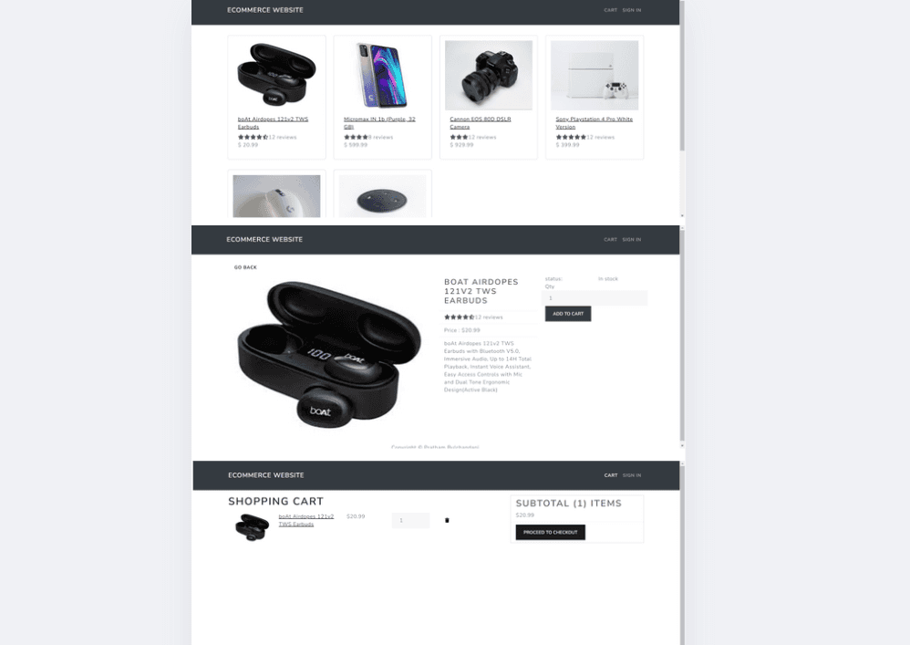 E-commerce Website